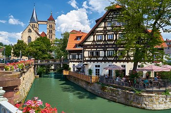 Biergarten in Esslingen am Neckar